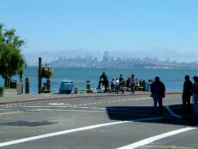 Sausalito - Blick nach San Francisco