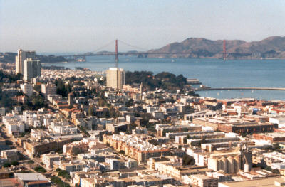 Ausblick auf die San Francisco Bay