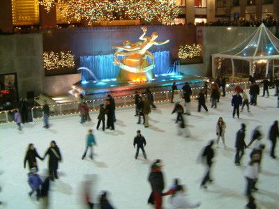 Eisbahn im Rockefeller Center