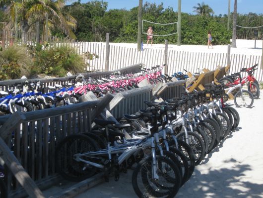 Fahrradverleih auf Castaway Cay